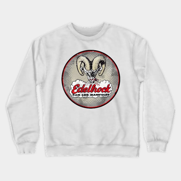 Edelbrock vintage sign Crewneck Sweatshirt by ploxd